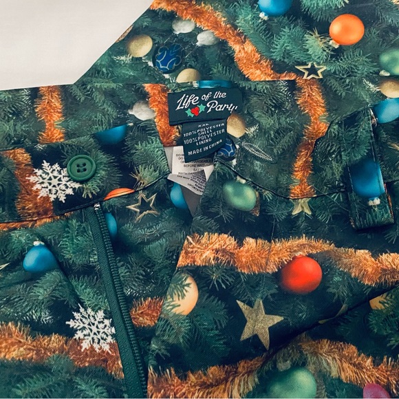 Life of the party men Christmas pants size XXL 2 front pocket’s length 34 inches - Picture 7 of 8